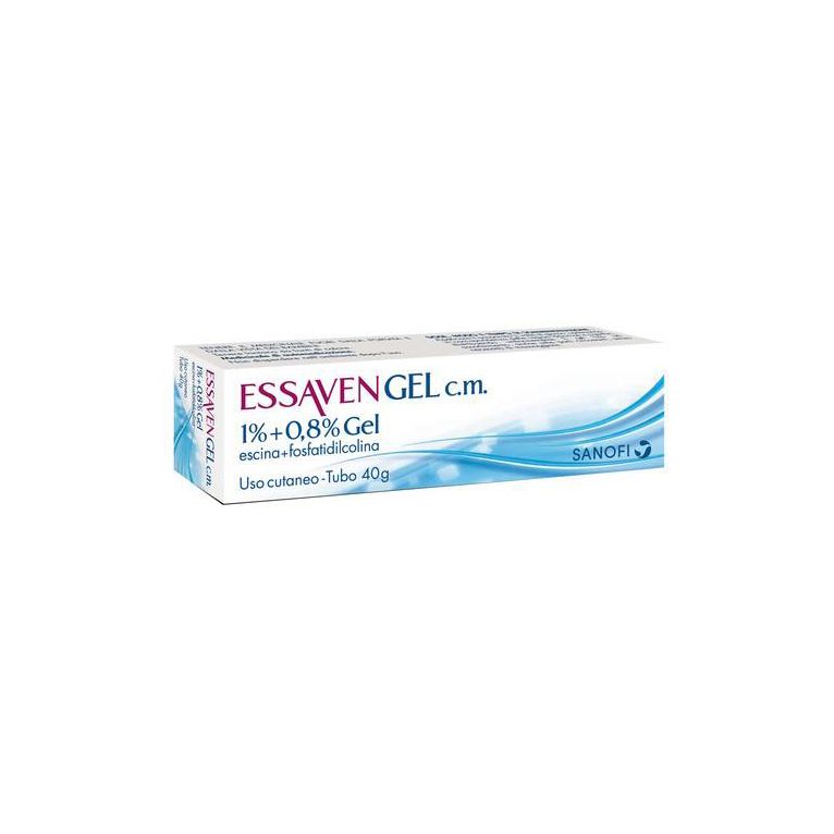 essaven 10 mg/g + 8 mg/g gel, tubo da 40 g