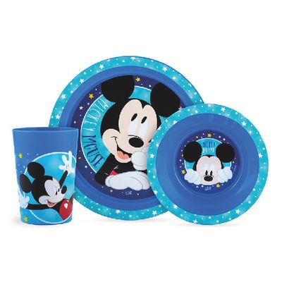 SET 3PZ POLIPROPILENE MICKEY