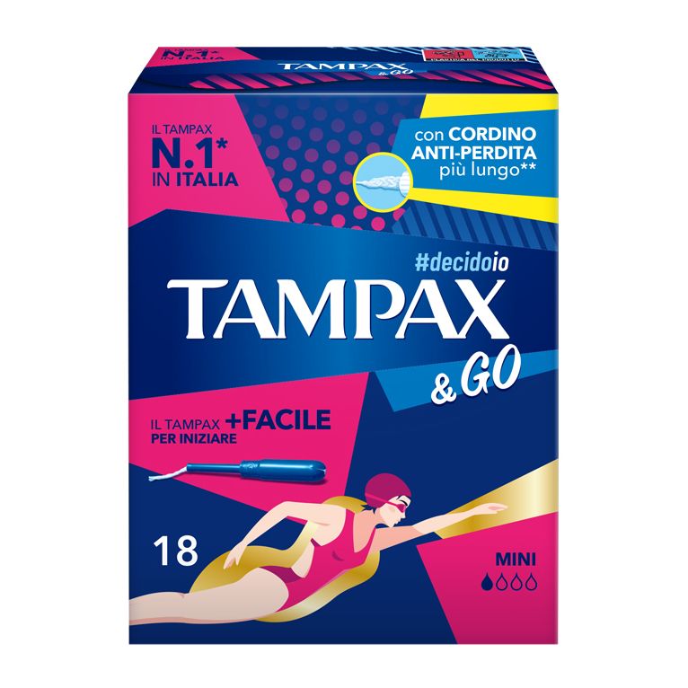 tampax &go mini 18pz