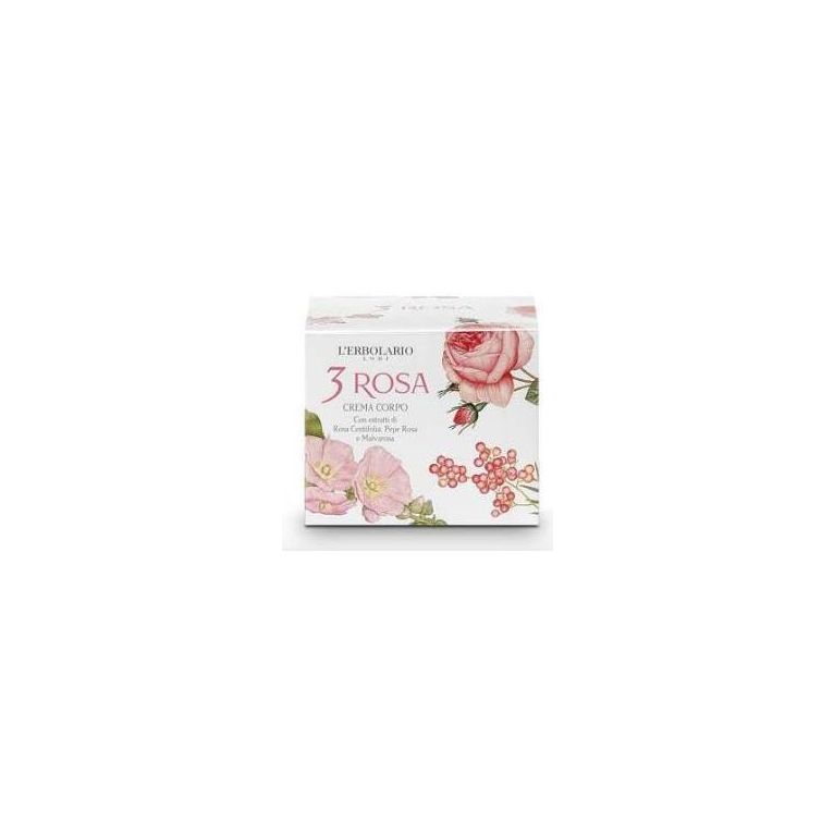 3 rosa crema corpo 200ml