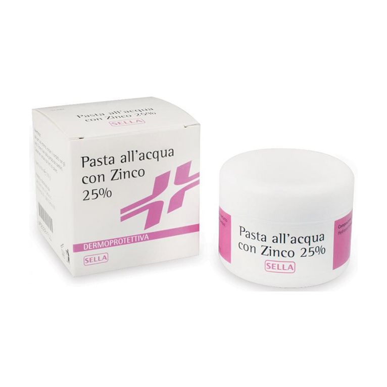 pasta acqua c/zinco 25% 100g