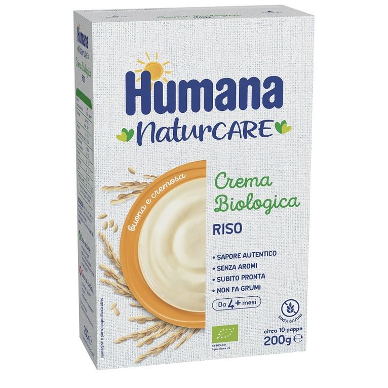 humana crema di riso bio 200g