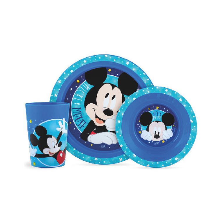 set 3pz polipropilene mickey