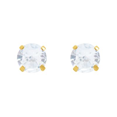 CLICK TONDO 4MM CRI BI/ OR 24K
