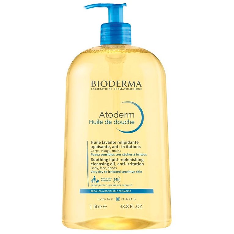 atoderm huile de douche 1l