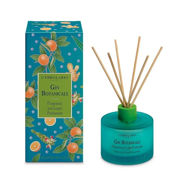 gin botanicals fragranza legni