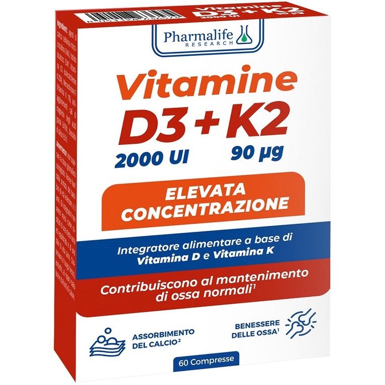 vitamine d3+k2 60cpr