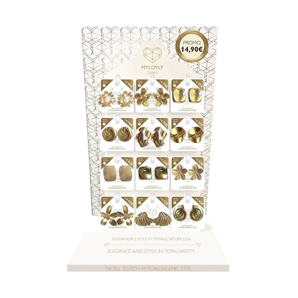 plisse-orecchini-aster-oro