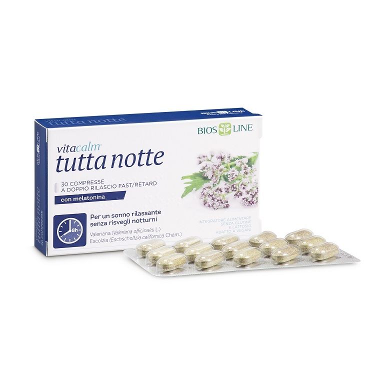 vitacalm tutta notte mel 30cpr