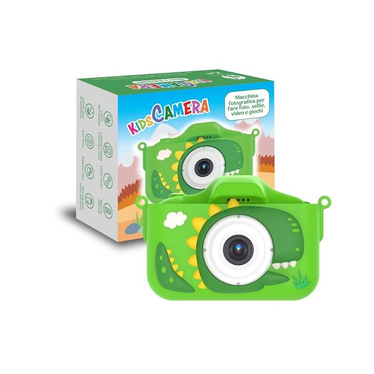 kids camera bricky dinosauro